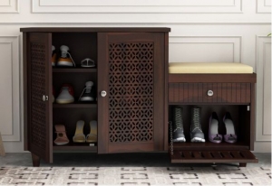 Buy Premium Wooden Shoe Racks Online in India